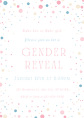 Personalised Gender Reveal Invitation