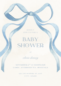 Personalised Pink or Blue Baby Shower Invitation