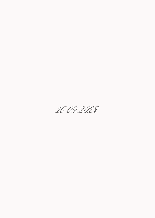 Floral Personalised Wedding Invitation