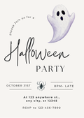 Personalised Halloween Invitation