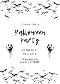 Personalised Halloween Invitation