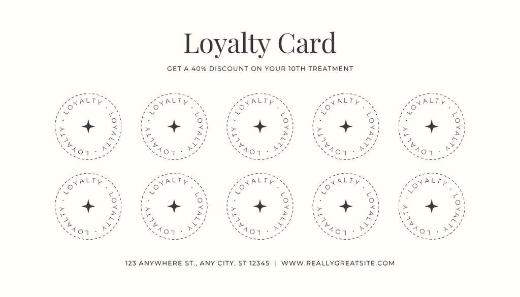 Personalised Business Loyalty Card