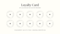 Personalised Business Loyalty Card