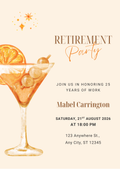 Personalised Retirement Invitation